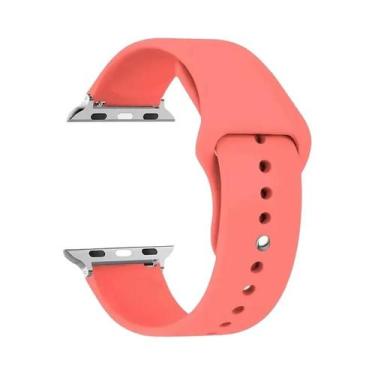 Imagem de Pulseira De Silicone Para Apple Watch 44mm 45mm 40mm 41mm 42-38mm, Bra