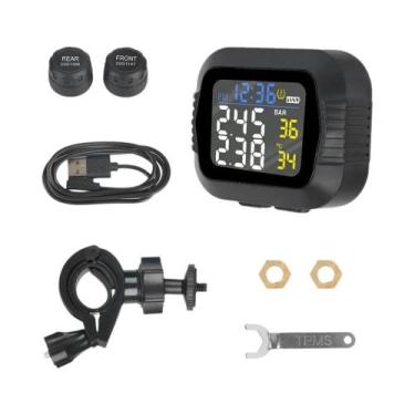 Imagem de Sistema De Monitoramento De Pressão De Pneus De Motocicleta Com 2 Sens