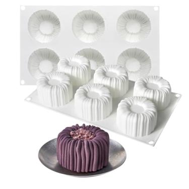 Imagem de iiecrKiie Moldes de silicone 3D para chocolate, molde de bolo de mousse, moldes de silicone para chocolate, sobremesa, pastelaria, gelatina de brownie, fondant, utensílios de panificação de sobremesa