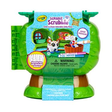 Imagem de Crayola Scribble Scrubbie Pets Safari Treehouse, Toy Storage Case, Gift for Boys & Girls