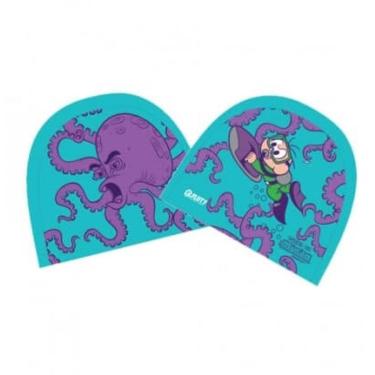 Imagem de Touca De Natação Infantil Cebolinha Turma Da Mônica Poliéster Floty-Unissex