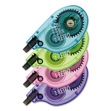 Imagem de Tombow 68679 fita de correção, 1,6 cm x 994 cm, 4/pacote, branco/dispensador sortido