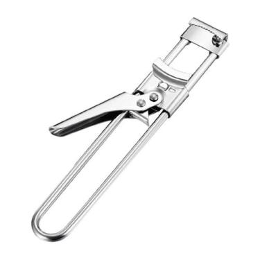 Imagem de Abridor de Pote Vidro Conserva Lata Tampas Aço Ajustável - Dexin