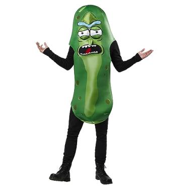 Imagem de Rubie's Fantasia oficial de Rick e Morty Pickle Rick, vestido chique adulto, tamanho único, Halloween, Halloween