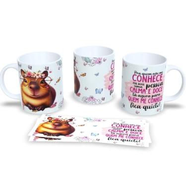 Imagem de Caneca Xícara Capivara Café Chá Chocolate Quente (Mod.6)