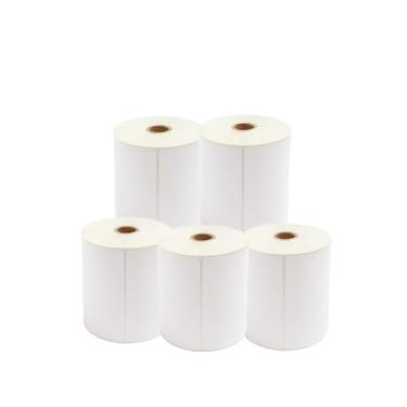Imagem de 5 Rolo 180 Etiqueta Térmica Não Usa Ribbon Adesiva 10x15