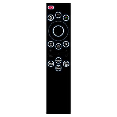 Imagem de Controle remoto universal retroiluminado para Samsung UHD DU7200 série CU7000 Crystal 4K Smart TV, controle retroiluminado universal Bn59 para todas as TVs Samsung Smart NEO QLED 4K LED, 2 anos de