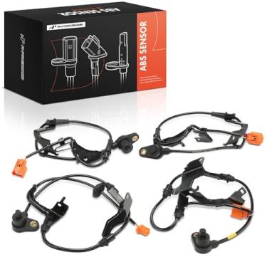 Imagem de A-Premium Sensor de velocidade da roda ABS dianteiro e traseiro 4 peças compatível com modelos Honda - Civic 2003 2004 2005 1,7L, Coupe/Sedan