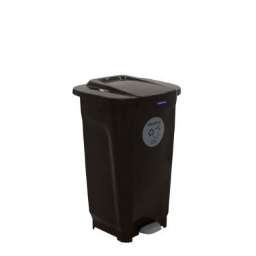 Imagem de Lixeira Tramontina T-force Coleta Seletiva Orgânico Em Polipropileno Marrom 50 L