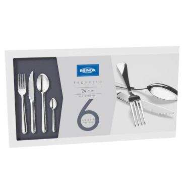Imagem de Faqueiro Bellagio Com 24 Peças Em Aço Inox Brinox