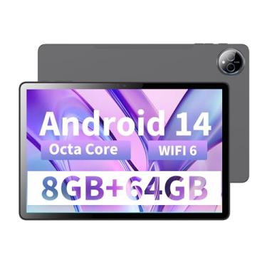 Imagem de Veidoo Tablet de 10,1 polegadas, 8 GB de RAM 64 GB de ROM (inclui memória virtual de 4 GB expansível de 1 TB, tablets Android 14 com processador Octa-Core, WiFi 6, tela sensível ao toque IPS HD