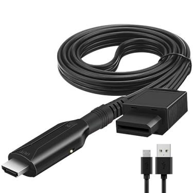 Imagem de HBFQMDJLX Wii to HDMI Converter Cable, 3.3 ft Male to Male Adapter, Black, Plug and Play, High Compatibility, Automatic Conversion for HD Display