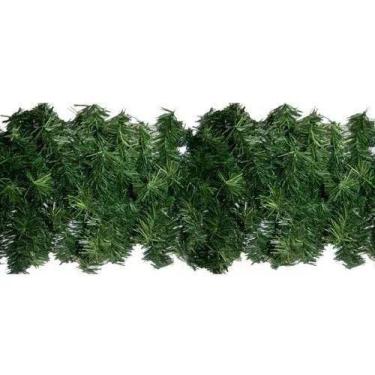 Imagem de Festão Aramado Cor Verde 120 Galhos1.80 Metros Decoração Natal