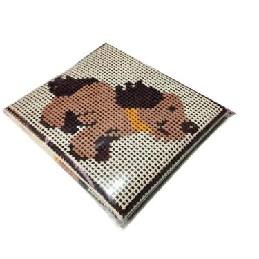 Imagem de Kit para iniciantes em bordado em tela, incluindo fios, agulhas e manual de tapeçaria com meia agulha(029)