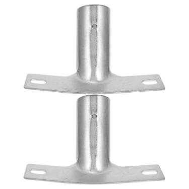 Imagem de Mobestech 2 peças de suporte de alça de vassoura, suporte de cabeça de substituição, adaptador de poste de reparo, pontas de cabo rosqueado de metal