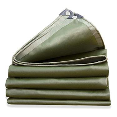 Imagem de OKUOKA Lona impermeável resistente protetor solar carga rolamento borda perfurador móveis de proteção e equipamentos de jardinagem ao ar livre, 10 tamanhos (cor: verde, tamanho: 2X2m)