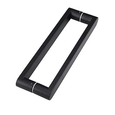 Imagem de Maçaneta de porta de vidro de chuveiro para banheiro, aço inoxidável SUS304 traseira para trás puxador de porta deslizante furo a furo 300 mm/400 mm/440 mm/500 mm