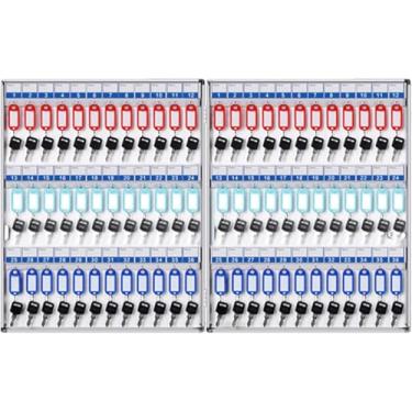 Imagem de ZDJZMGZ Suporte de parede para porta-chaves, armário de chaves, cofre de chave, caixa de armazenamento de chaves de segurança, porta-chaves para hotéis, chaves de carro e casa, porta-chaves (72)