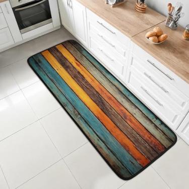 Imagem de 2 x tapete de corredor de 1,8 m, lavável, antiderrapante, tapete de entrada macio, tapetes de cozinha, para corredor, entrada, cozinha, banheiro, lavanderia, quarto, casa, decoração, litoral, retrô