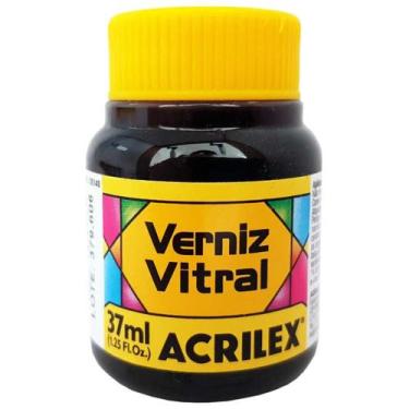 Imagem de Verniz Vitral 37ml 505 Amarelo Ouro Acrilex