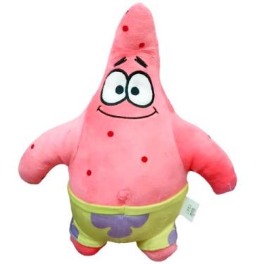 Imagem de Boneco do Patrick de Pelúcia 30cm do Desenho Bob Esponja - Multikids