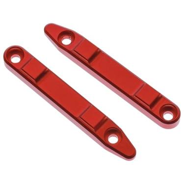 Imagem de Dynwave 2x Acessórios para Trilho de Proteção do Teto de Carro RC 1/16, Peças de Reposição, Substitui Diretamente Peças de Carro RC Portátil, Liga de Alumínio, Vermelho