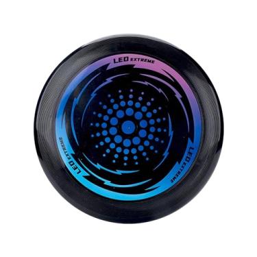 Imagem de Brinquedo de Disco Voador com Luz LED para Esportes Adultos - Luminoso 49 Pérolas Equipamento Fitness Divertido