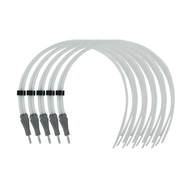 Imagem de FLASHFORGE Tubo de PTFE 4 em 1 AD5X, pacote com 5, tubo guia de filamento durável para impressão multicolorida