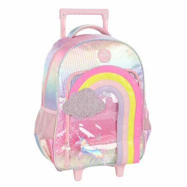 Imagem de Mochila de Rodinha - Up4you - Unicórnio Arco-íris - Luxcel