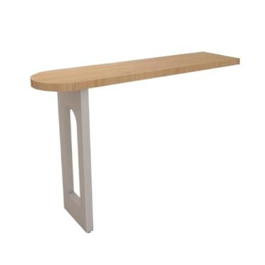 Imagem de Mesa de bar Mesa de bar pequena madeira para lazer, sala estar, divisória longa, mesa alta(Médio)