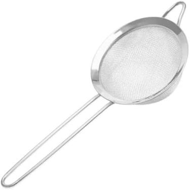 Imagem de Peneira para cozinha com 12cm em aco inoxidavel, e eficaz