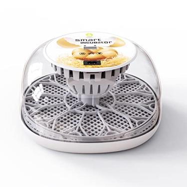 Imagem de Incubadora de ovos para incubação com giro automático lâmpada teste LED tampa transparente fácil lavar aves ferramentas frangos codornas fazenda