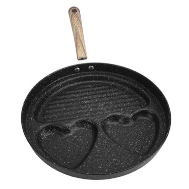 Imagem de TOPINCN Frigideira de Ovo, Frigideira Antiaderente Dividida para Fogões, de Ovo Frito, Omelete, café da manhã, para Cozinhar Em Ambientes Internos, Hambúrgueres, (Estilo 1)