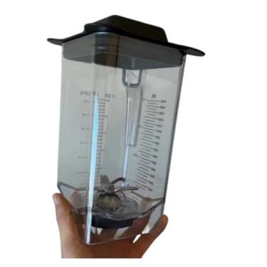 Imagem de Copo para liquidificador comercial de 1500 ml (50 oz) com lâminas e tampa - Recipiente de reposição compatível com o liquidificador JTC Omniblend V.