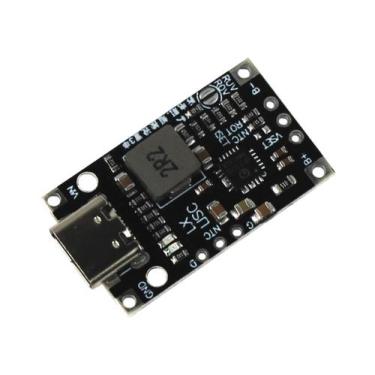 Imagem de Carregador de bateria li-ion 18650 2s/3s com balanceamento usb-c lx-us