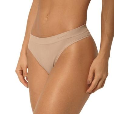 Imagem de Calcinha Tanga Asa Delta Canelada Com Detalhe No Bumbum Trifil, G, Cho