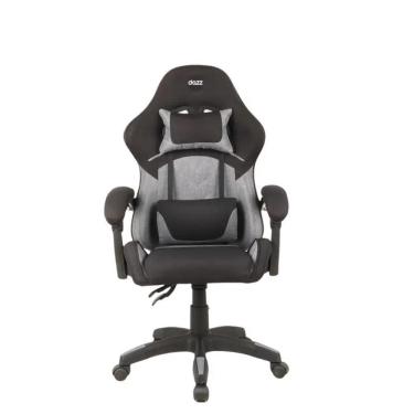 Imagem de Cadeira Gamer Axion Preto e Cinza, Tecido, 62000188, MAXPRINT/DAZZ