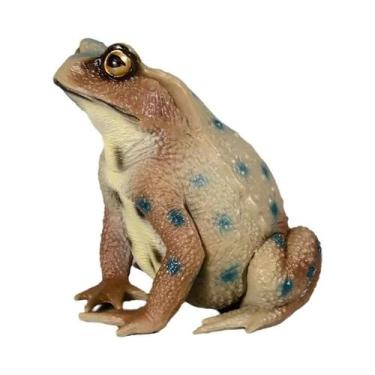 Imagem de Modelo De Sapo De Borracha Pintado À Mão Realista, Brinquedo Educativo