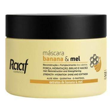 Imagem de Máscara Capilar Nutritiva Banana E Mel Raaf Cosmetics - 300g