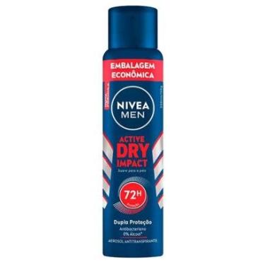 Imagem de Desodorante Antitranspirante Aerosol NIVEA MEN Dry Impact 200ml-Unissex