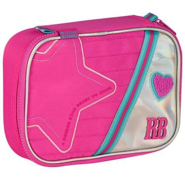 Imagem de Estojo escolar box para 36 lápis Holo Shine Rebecca Bonbon - rosa