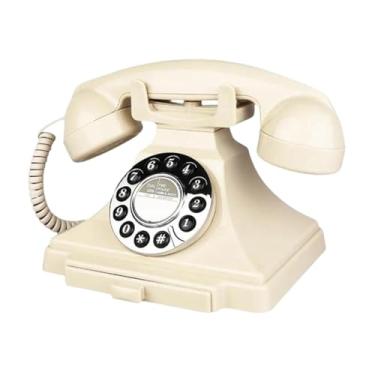 Imagem de IEUDNS Livro de Convidados em Áudio para Casamento, Telefone de Mesa Clássico, Gravador para Reuniões em Casa, Festas de Noivado E Presentes, Branco