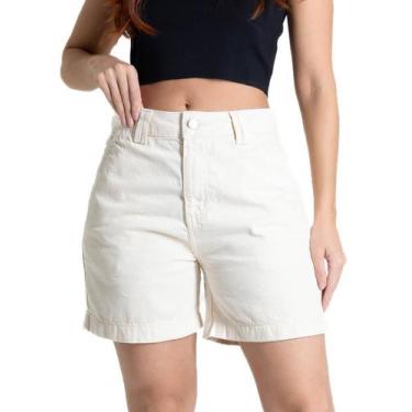 Imagem de Shorts Sarja Sawary - 281877 - Bege 36, Bege, 36