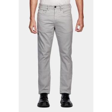 Imagem de Calça Jeans Slim Moletom Color Cinza-Masculino