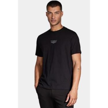 Imagem de Camiseta Aramis Manga Curta Minimal Preto-Masculino