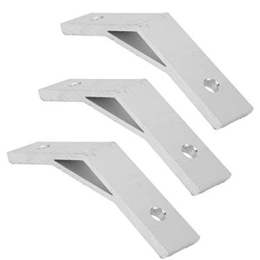 Imagem de Naroote Suporte de Canto de Liga de Alumínio de 135 Graus para Estrutura de Ranhura Em T 2020-100100, Conector de ângulo de Prata de Alta Resistência para Prateleira, 10 Peças (2020-135 graus)