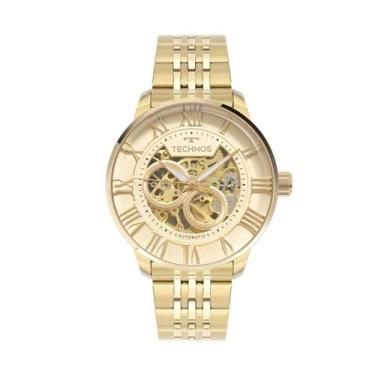 Imagem de Relógio Masculino Technos Automático Dourado 50m G3265AR/1D