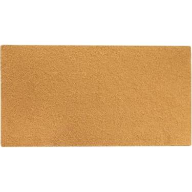 Imagem de 1 capacho de coco, tapetes de porta em branco artificiais 76 x 43 cm para artesanato, tapete de porta liso para pintura, tapetes de boas-vindas para varanda interna e externa, entrada, suporte de