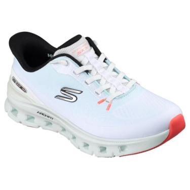 Imagem de Skechers Tênis feminino Arch Fit Glide-Step Pro Hands Free Slip-ins, Lbmt = azul claro/multi, 38