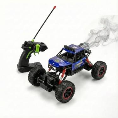 Imagem de Carrinho de Controle Remoto Off-Road - Robusto e Forte - Para Meninos, Meninas e até para Adultos. (Azul)